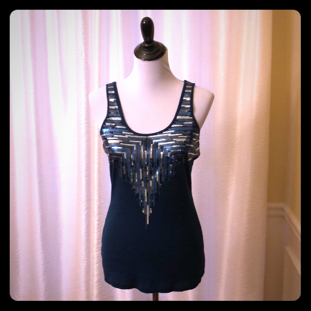 Express- Sequin tank